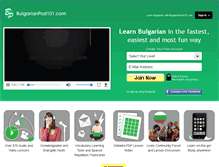 Tablet Screenshot of bulgarianpod101.com